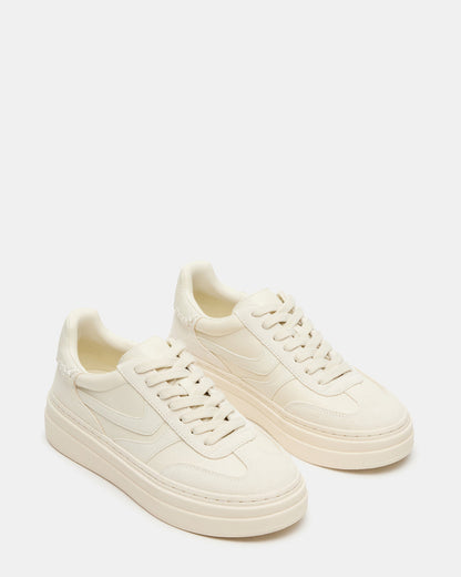 DODGE Off-White Low-Top Platform Women's Sneaker