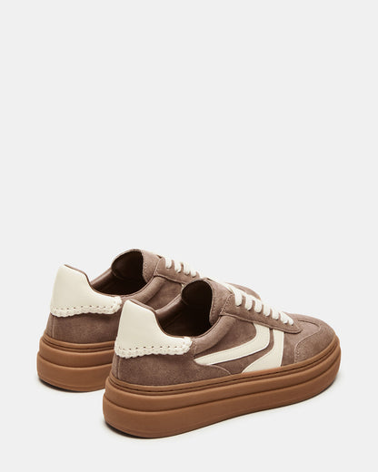 DODGE Espresso Low-Top Platform Women's Sneaker