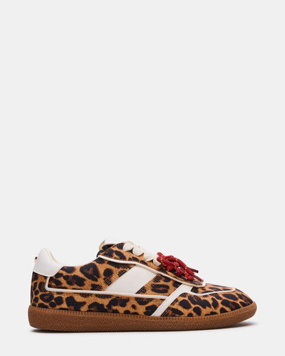 SPORTY Leopard Low-Top Lace-Up Women's Sneaker
