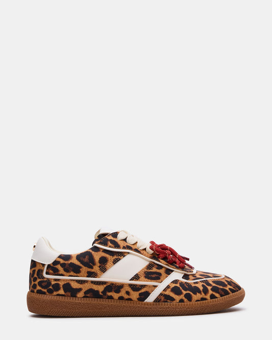 SPORTY Leopard Low-Top Lace-Up Women's Sneaker
