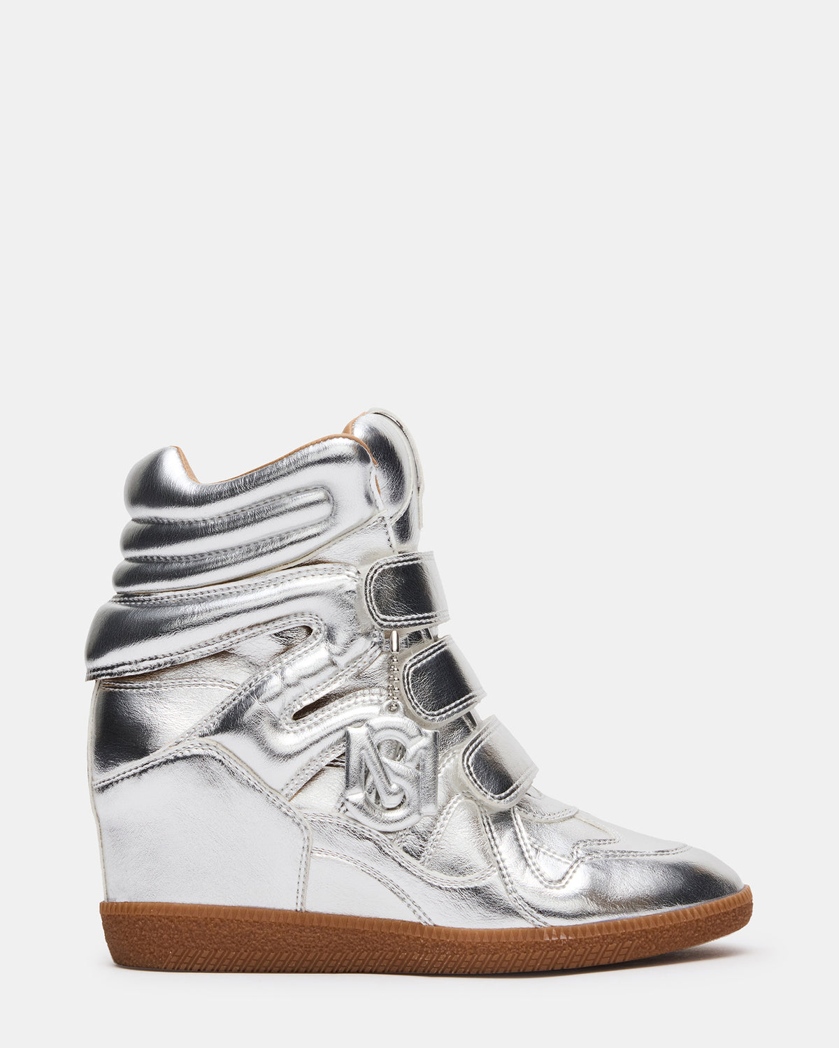MAVIS Silver High-Top Velcro Women's Sneaker