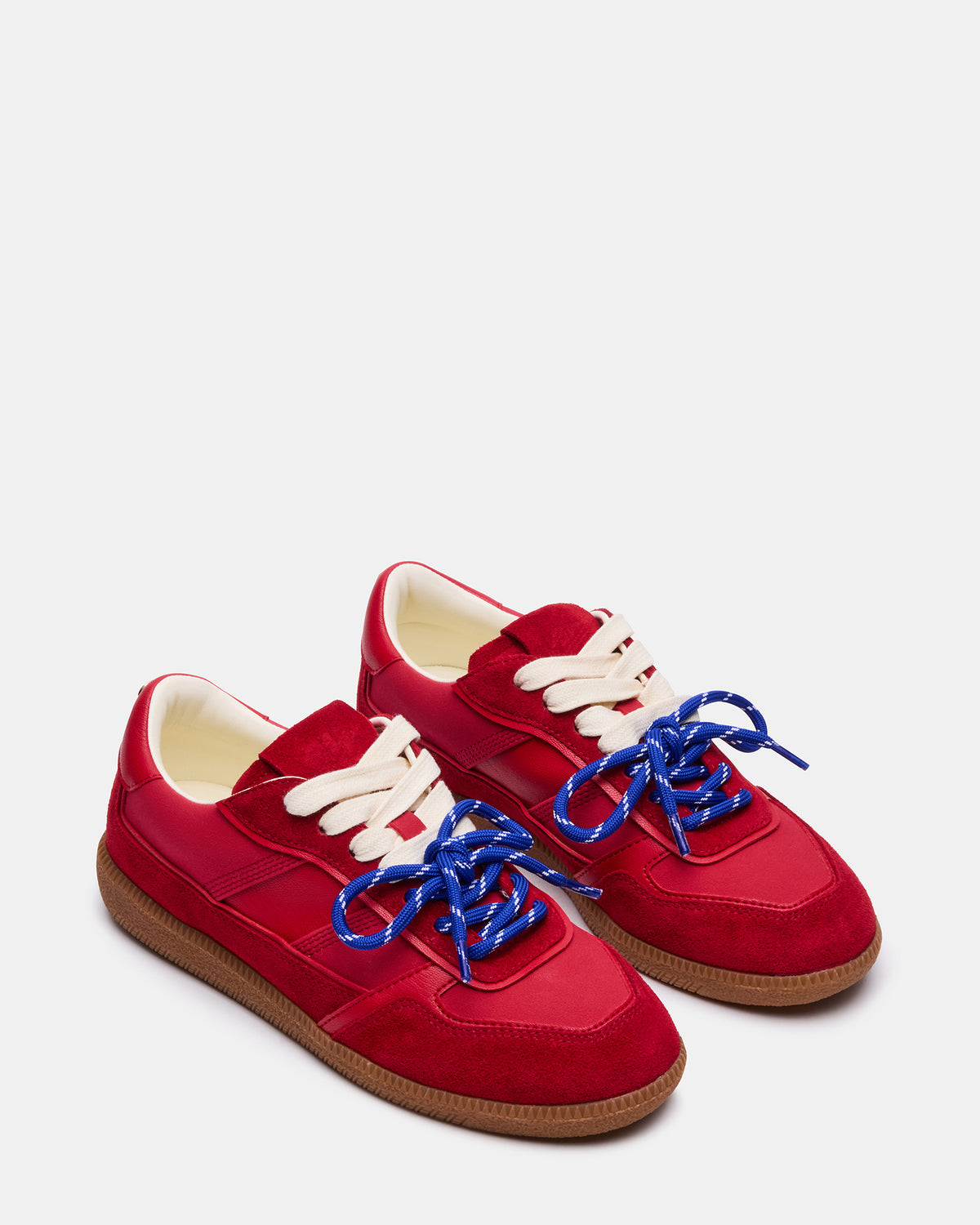 SPORTY Red Low-Top Lace-Up Women's Sneaker