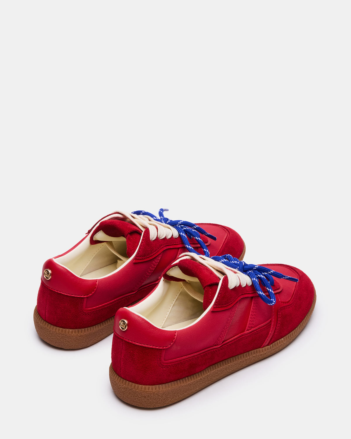 SPORTY Red Low-Top Lace-Up Women's Sneaker