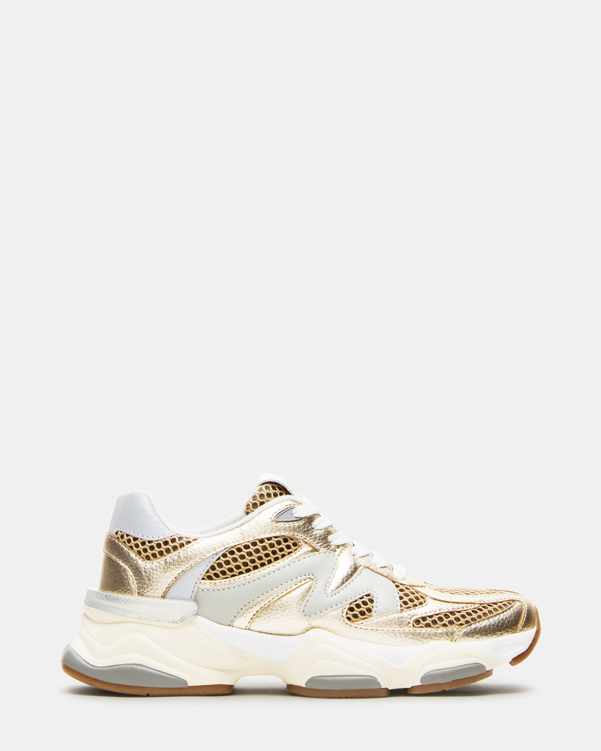 SEBI Gold Multi Low-Top Lace-Up Women's Sneaker