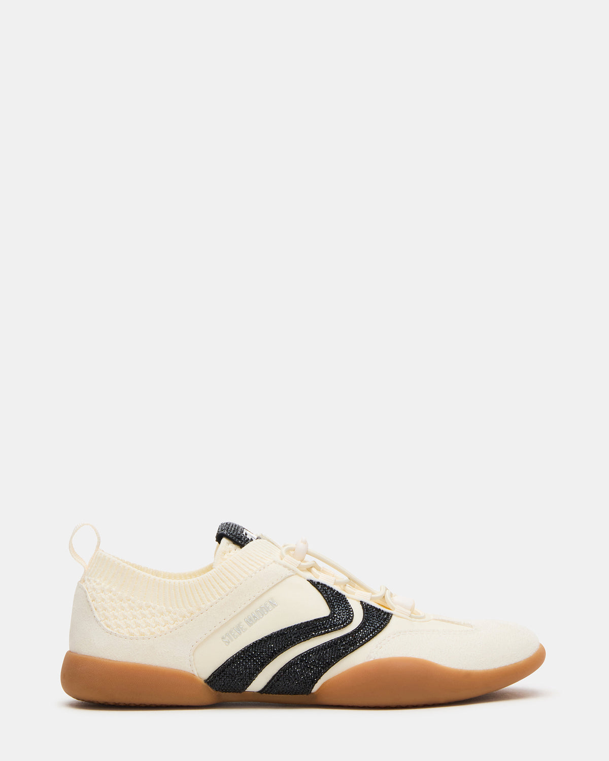 REBOOT Bone Rhinestones Low-Top Lace-Up Women's Sneaker