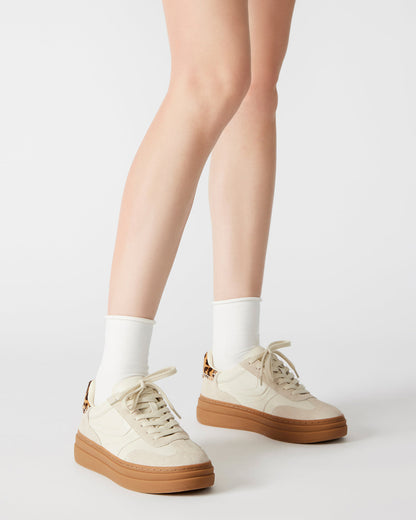 DODGE Bone Multi Low-Top Platform Women's Sneaker