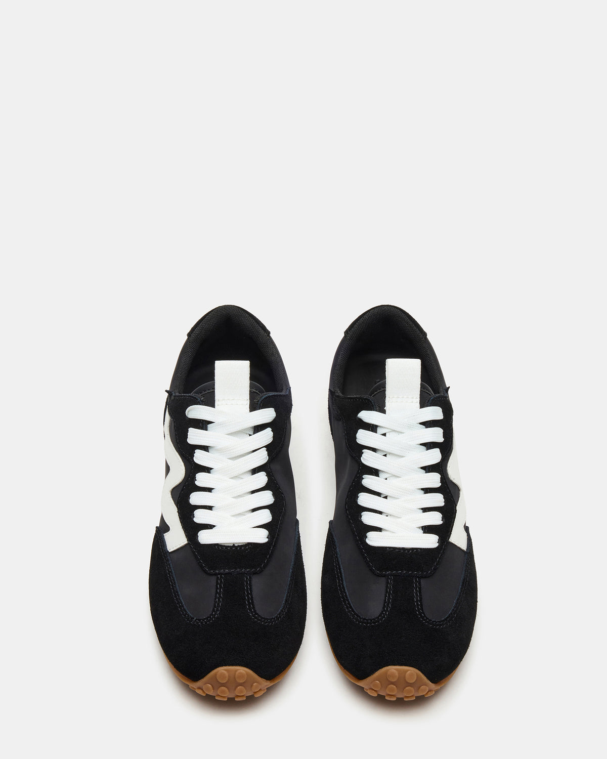 CASPER Black/White Low-Top Lace-Up Women's Sneaker