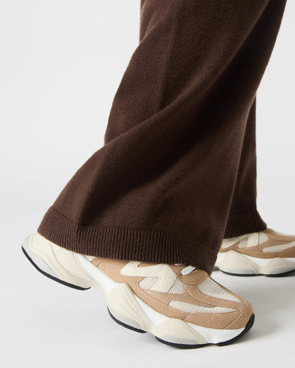 SEBI Taupe Multi Low-Top Lace-Up Women's Sneaker