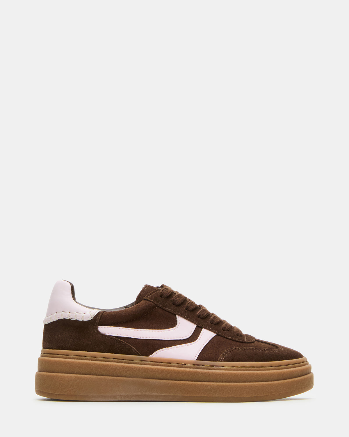 DODGE Brown Multi Low-Top Platform Women's Sneaker