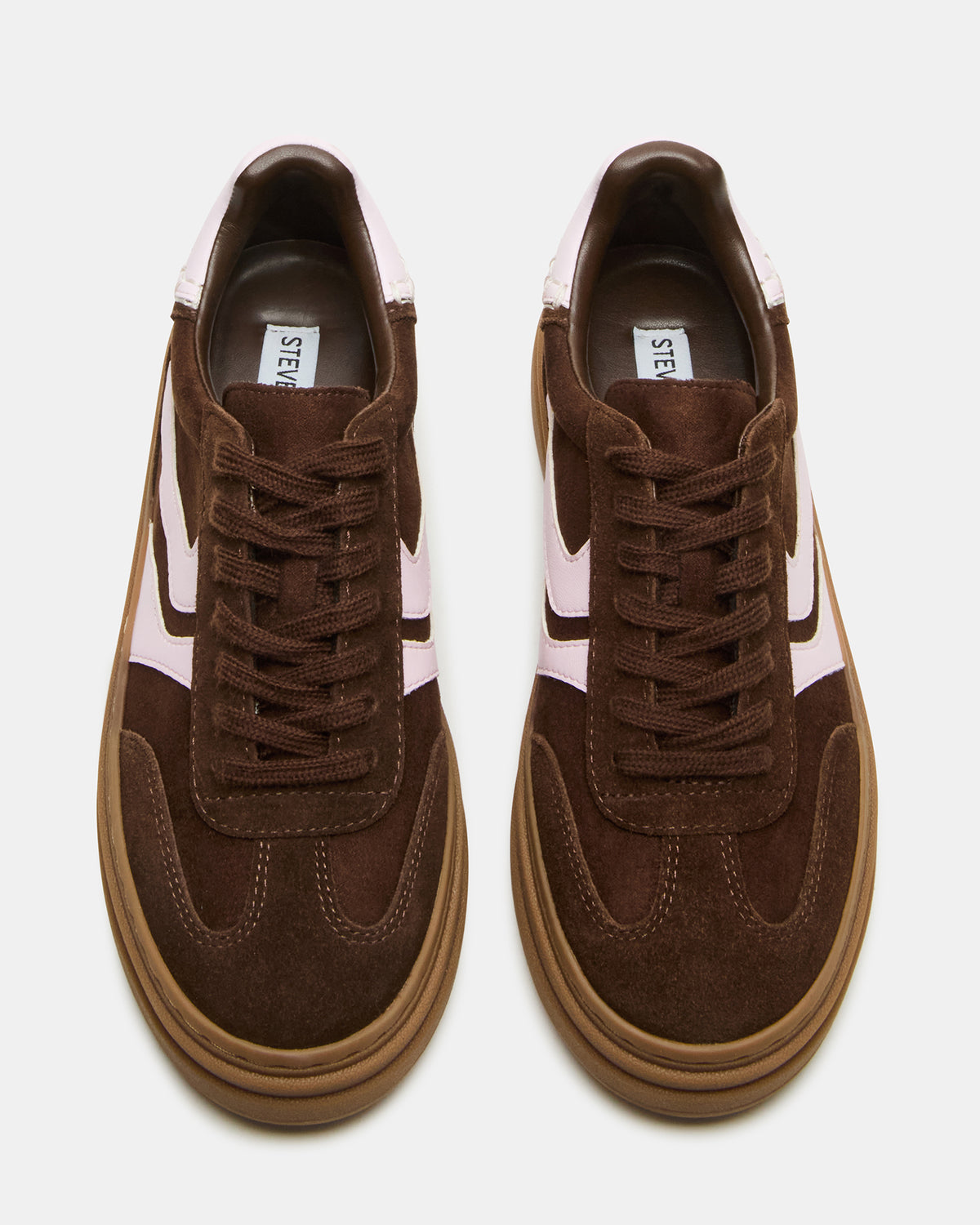 DODGE Brown Multi Low-Top Platform Women's Sneaker