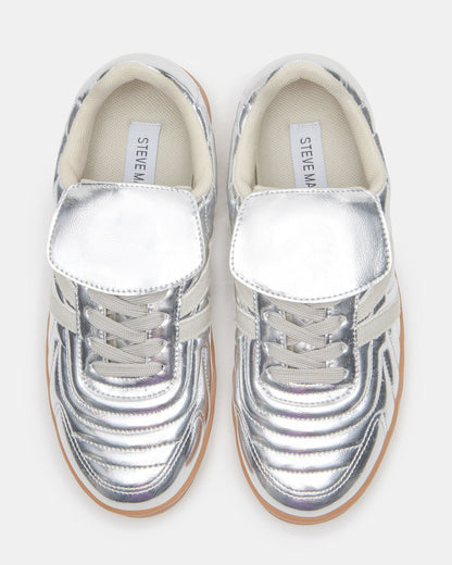 MADRID Silver Women's Low-Top Sneakers