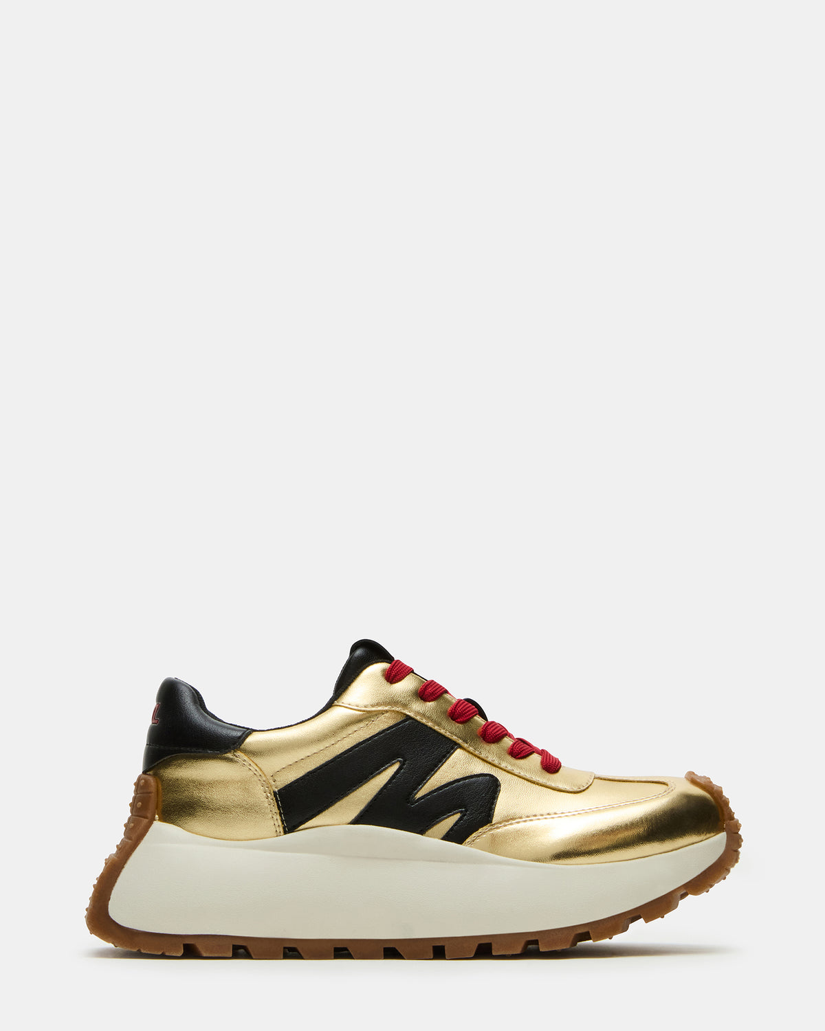 SUPERCAMPO Gold Multi Women's Platform Low-Top Sneaker