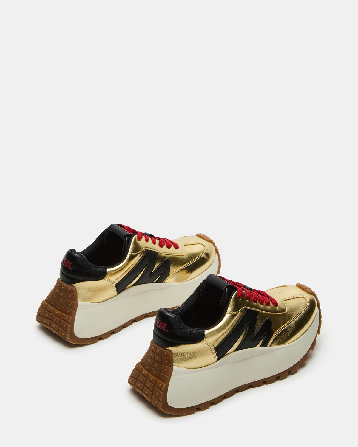 SUPERCAMPO Gold Multi Women's Platform Low-Top Sneaker
