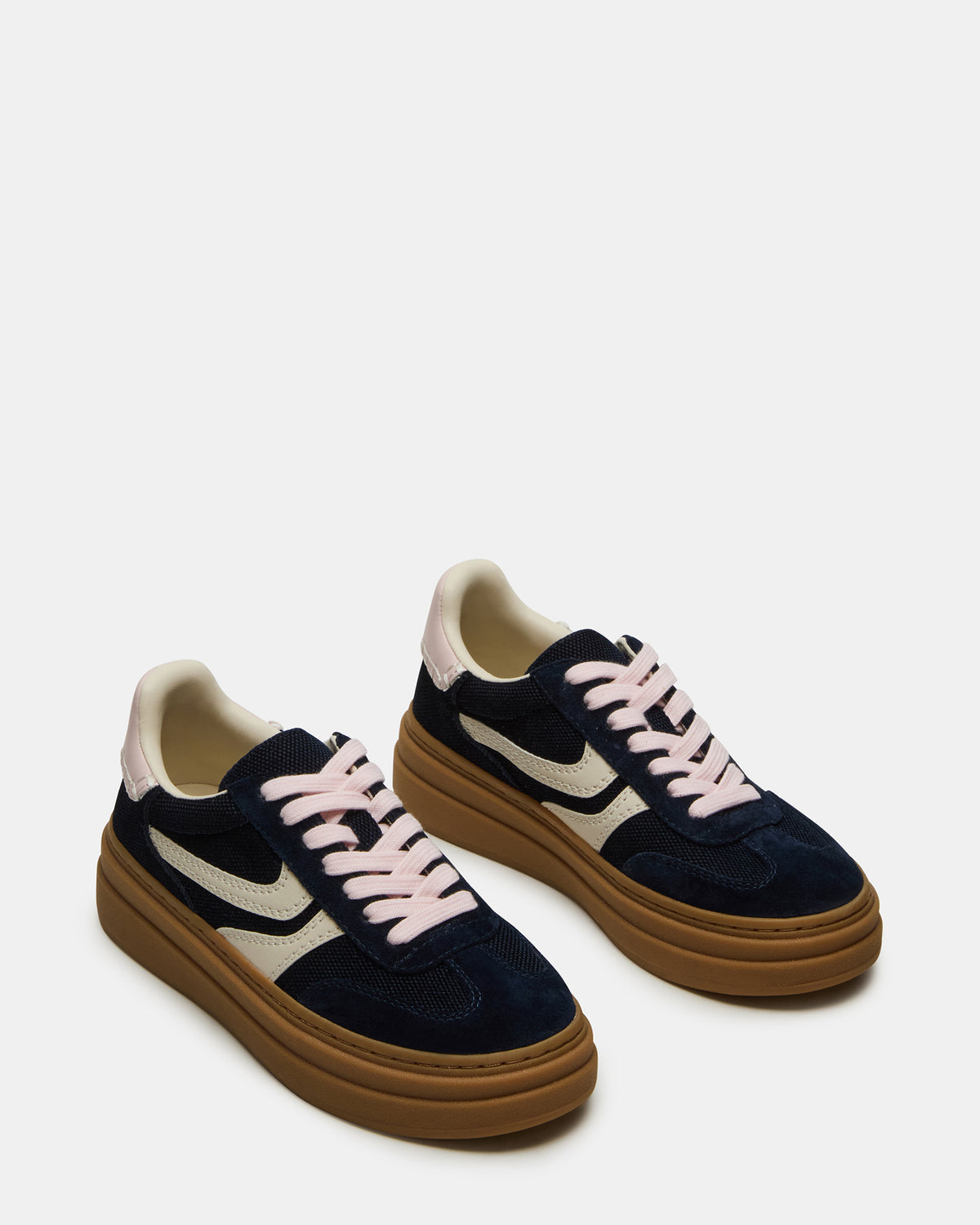 DODGE Navy Low-Top Platform Women's Sneaker