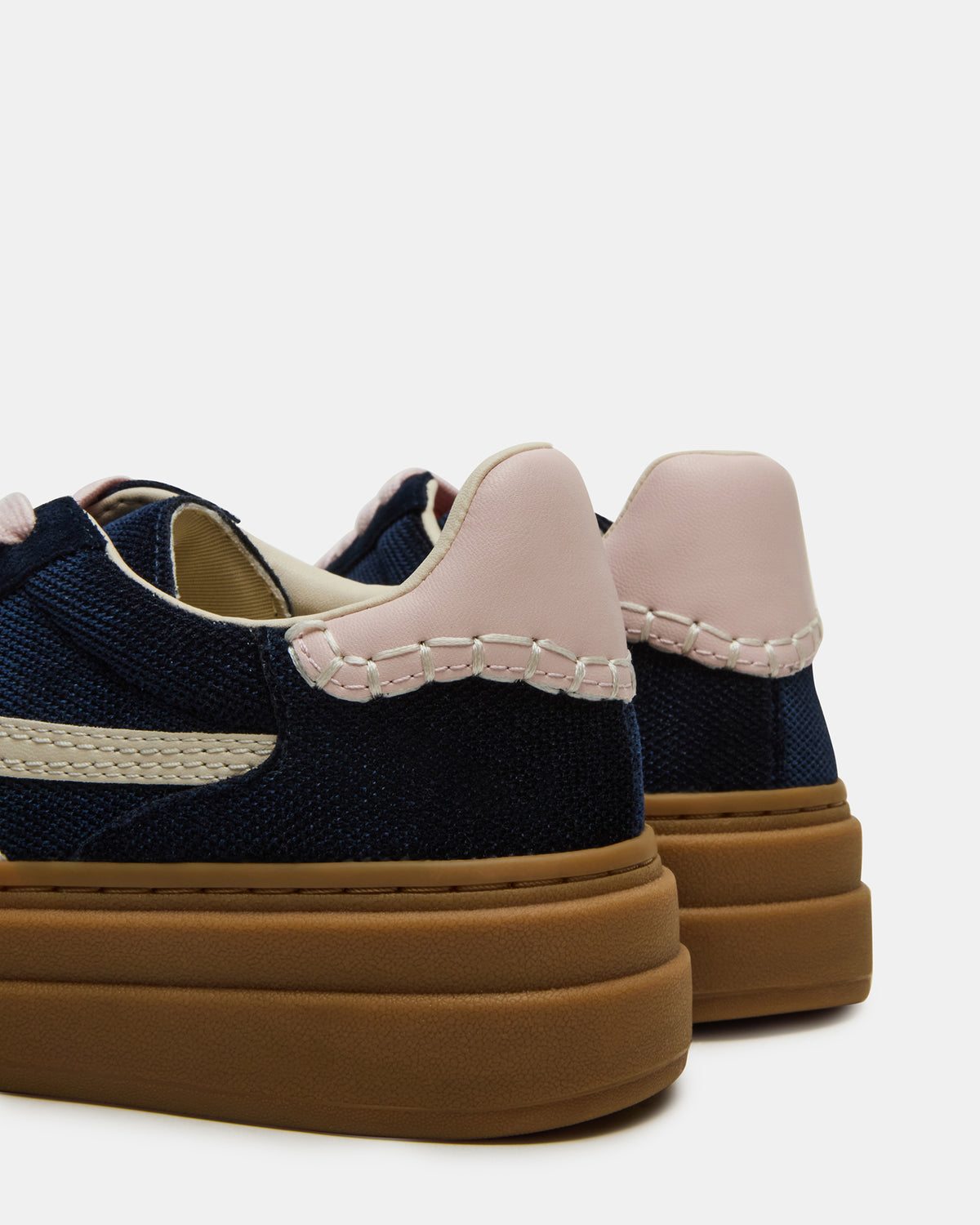 DODGE Navy Low-Top Platform Women's Sneaker