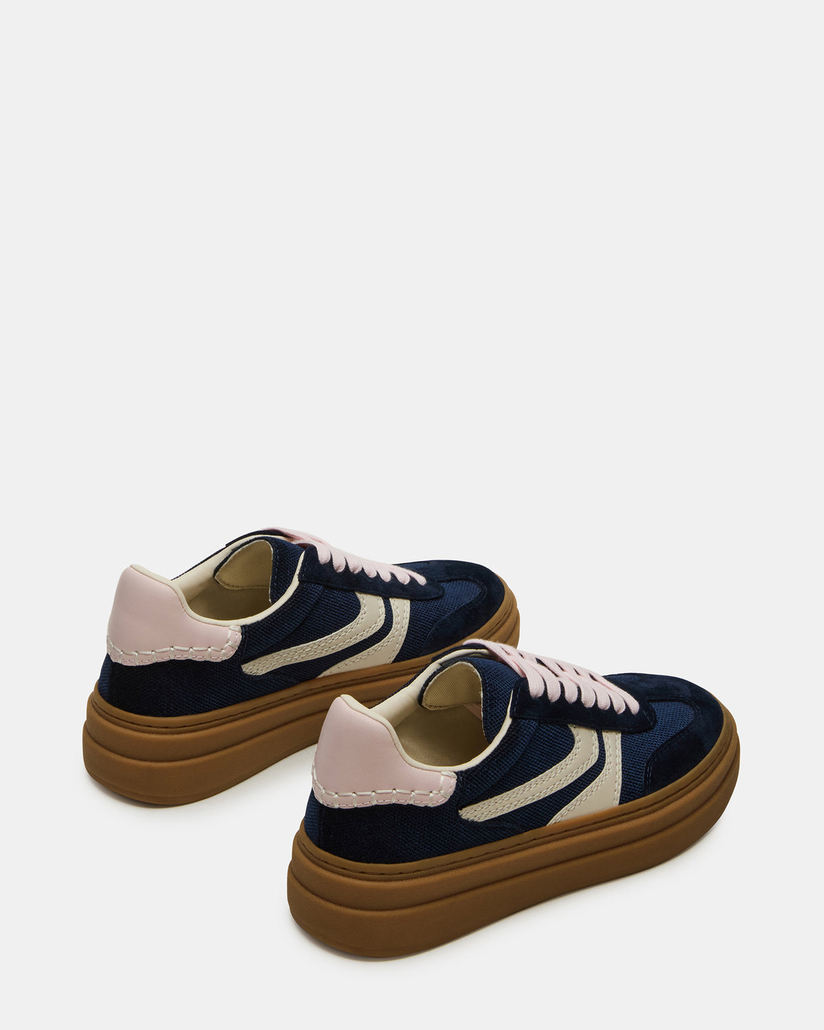 DODGE Navy Low-Top Platform Women's Sneaker