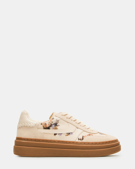 DODGE Floral Multi Low-Top Platform Women's Sneaker