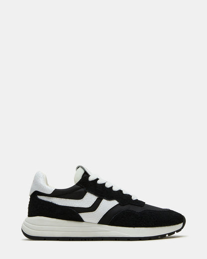 BURST Black Multi Women's Low-Top Lace-Up Sneaker