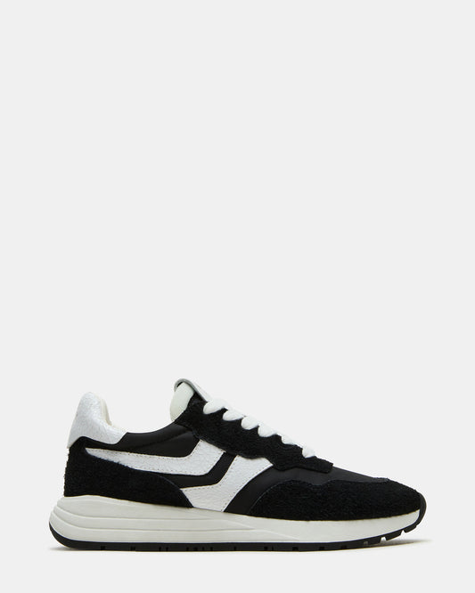 BURST Black Multi Women's Low-Top Lace-Up Sneaker