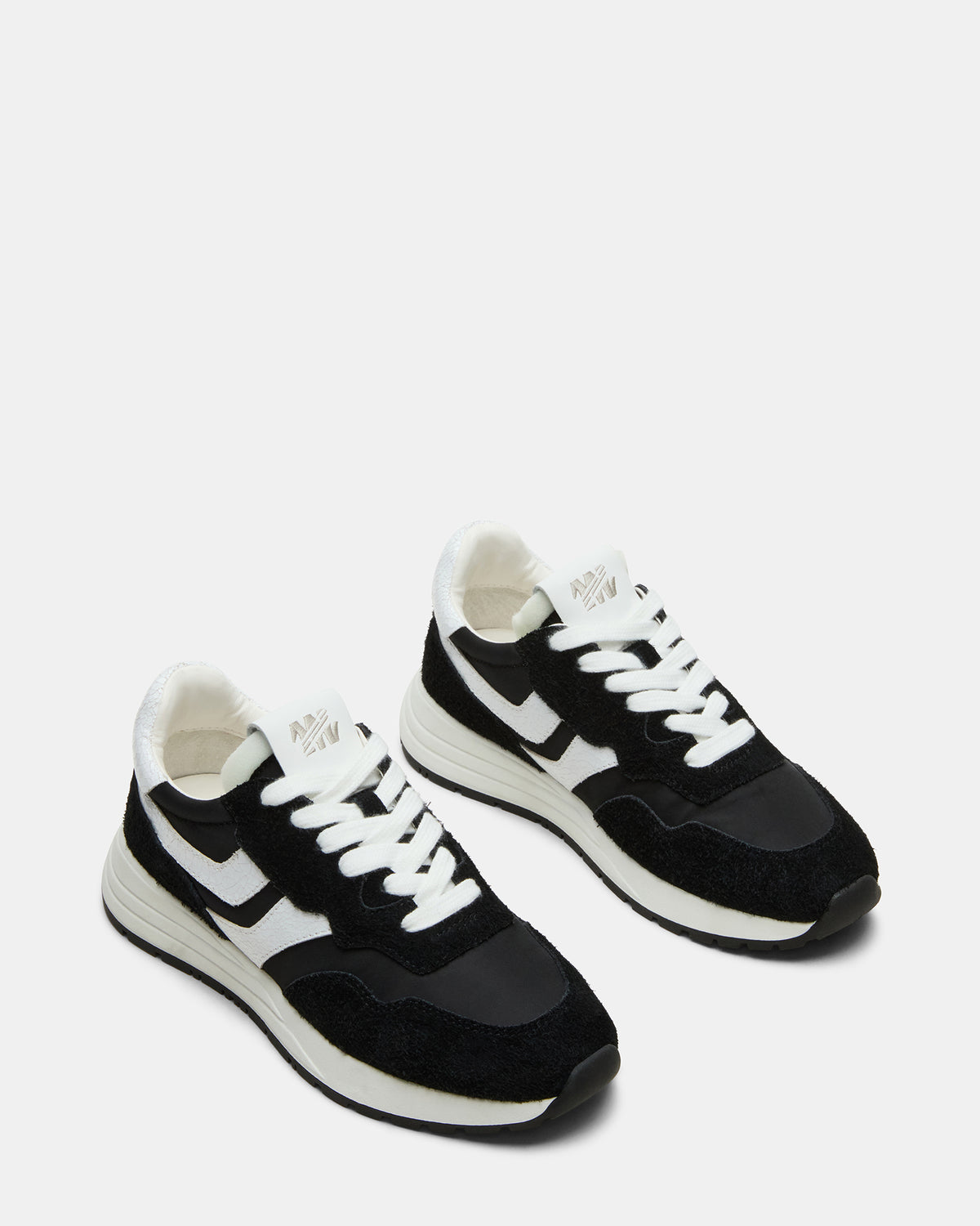 BURST Black Multi Women's Low-Top Lace-Up Sneaker