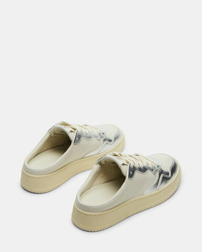 JENSEN Silver Multi Slip-On Low-Top Mule Sneaker | Women's Sneakers