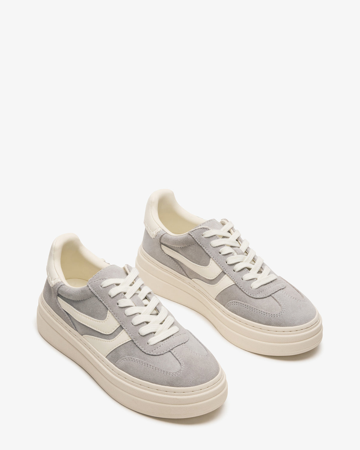 DODGE Grey Multi Low-Top Platform Women's Sneaker