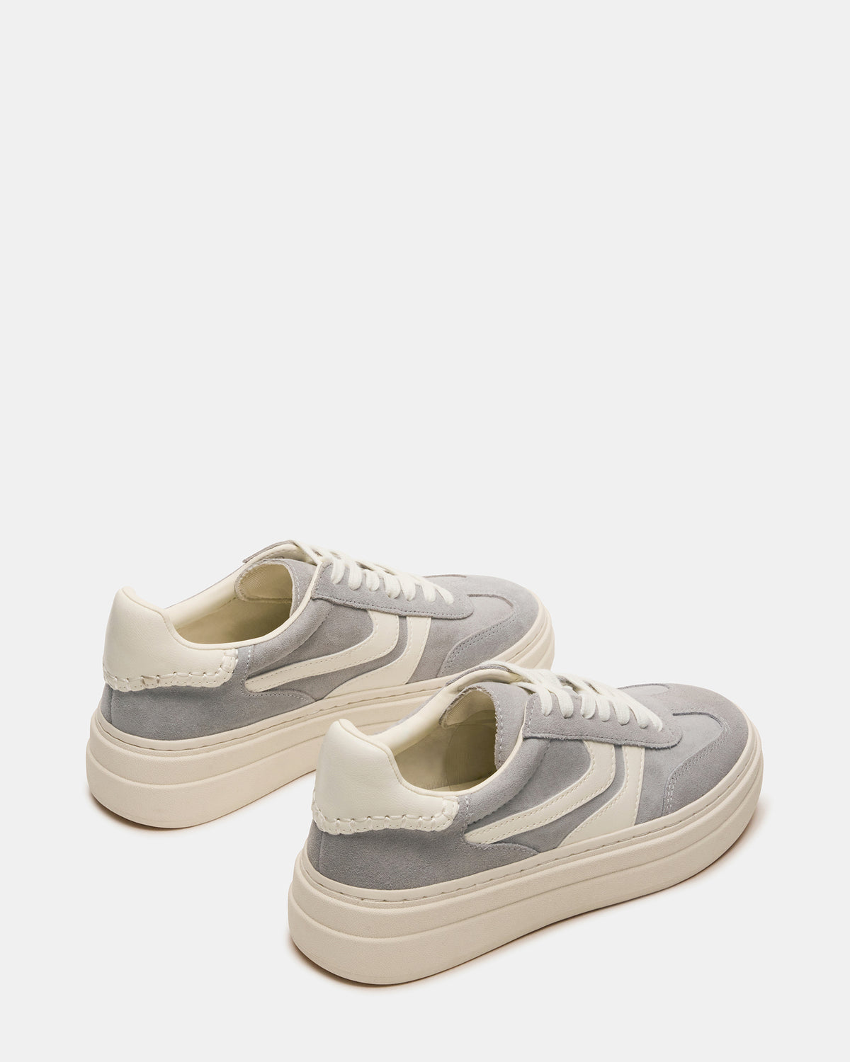 DODGE Grey Multi Low-Top Platform Women's Sneaker