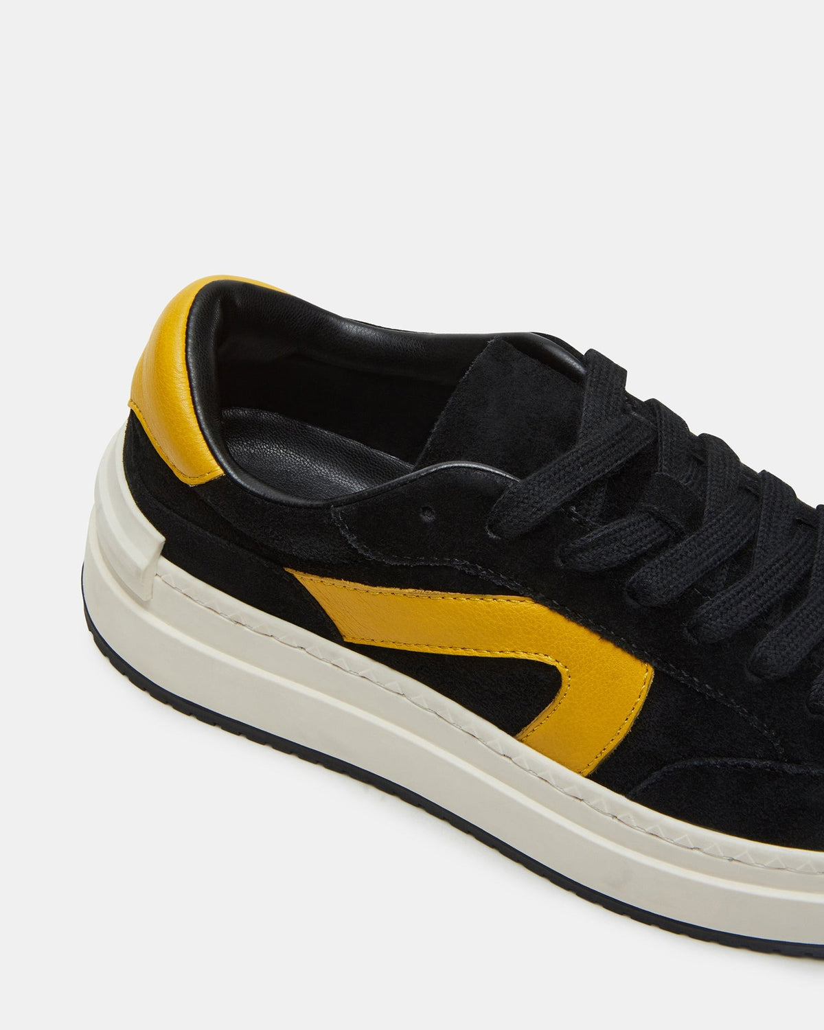 KICKFLIP Black Suede Platform Low-Top Sneaker | Women's Sneakers