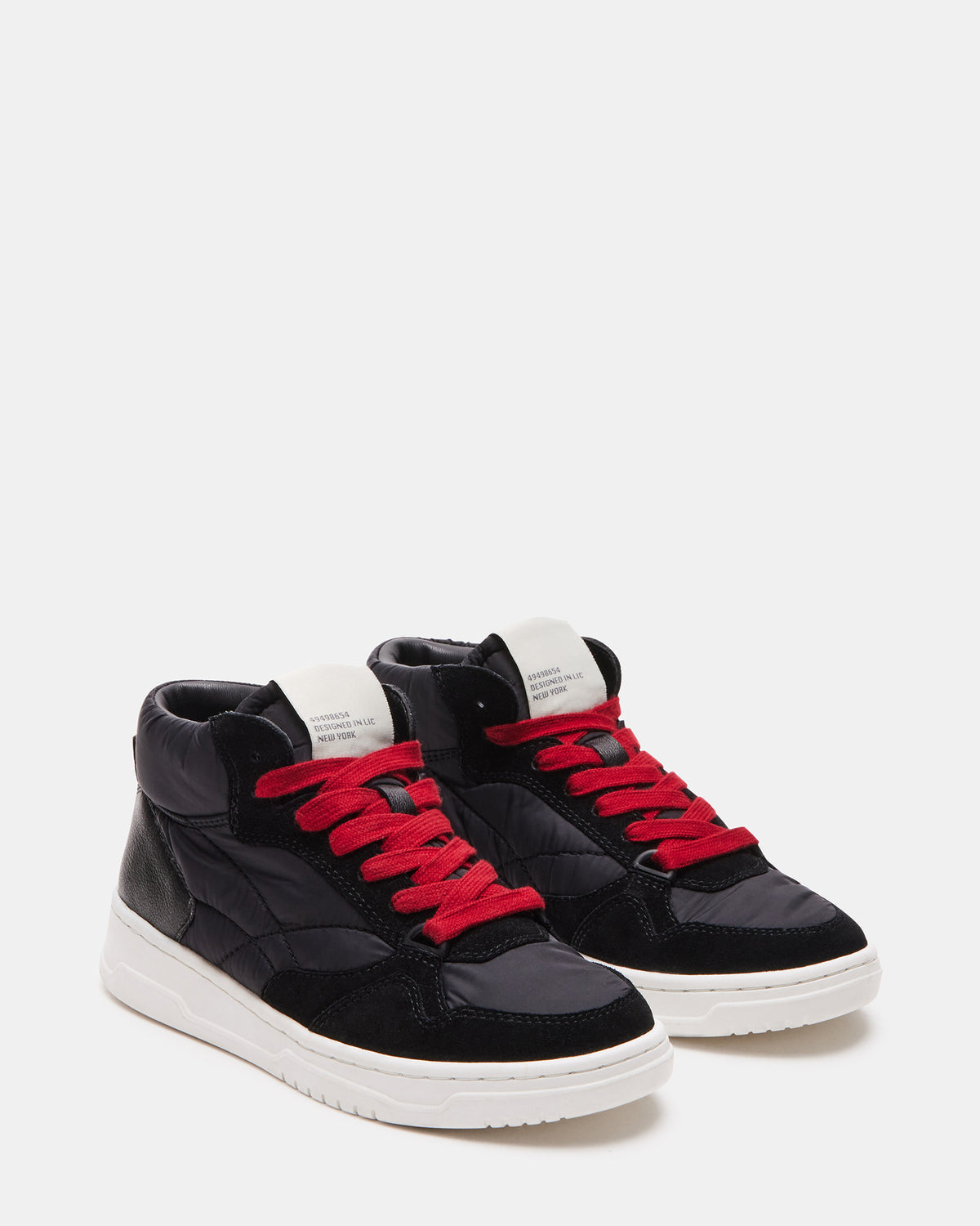 EVERETT Black Multi High-Top Lace-Up Sneaker | Women's Sneakers
