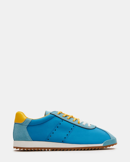 MIRAGE Blue/Yellow Low-Top Sneaker | Women's Sneakers