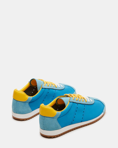 MIRAGE Blue/Yellow Low-Top Sneaker | Women's Sneakers