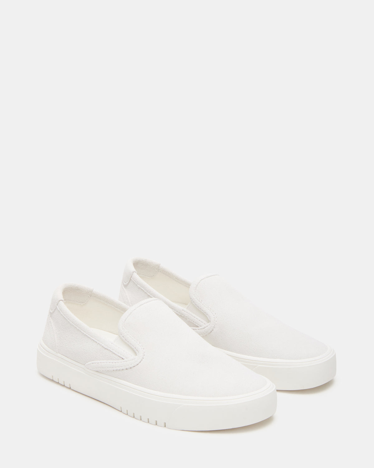 MURPHY White Suede Women's Low-Top Sneaker