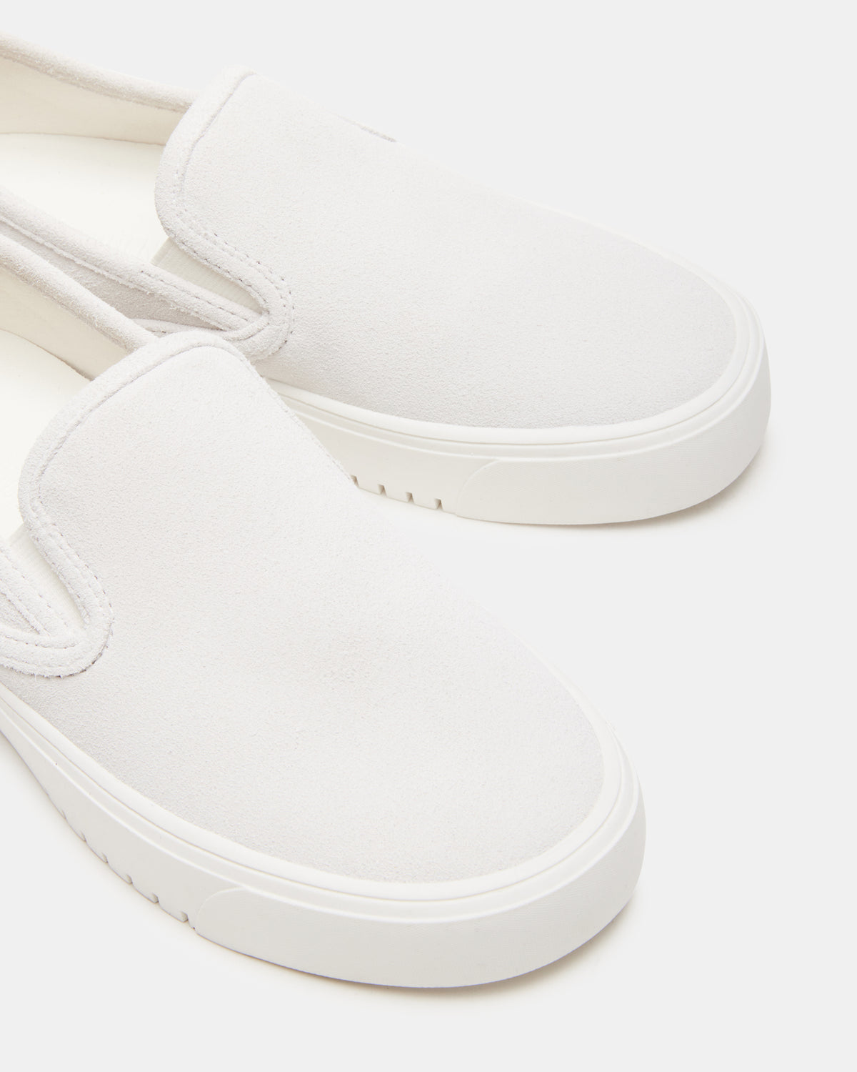 MURPHY White Suede Women's Low-Top Sneaker