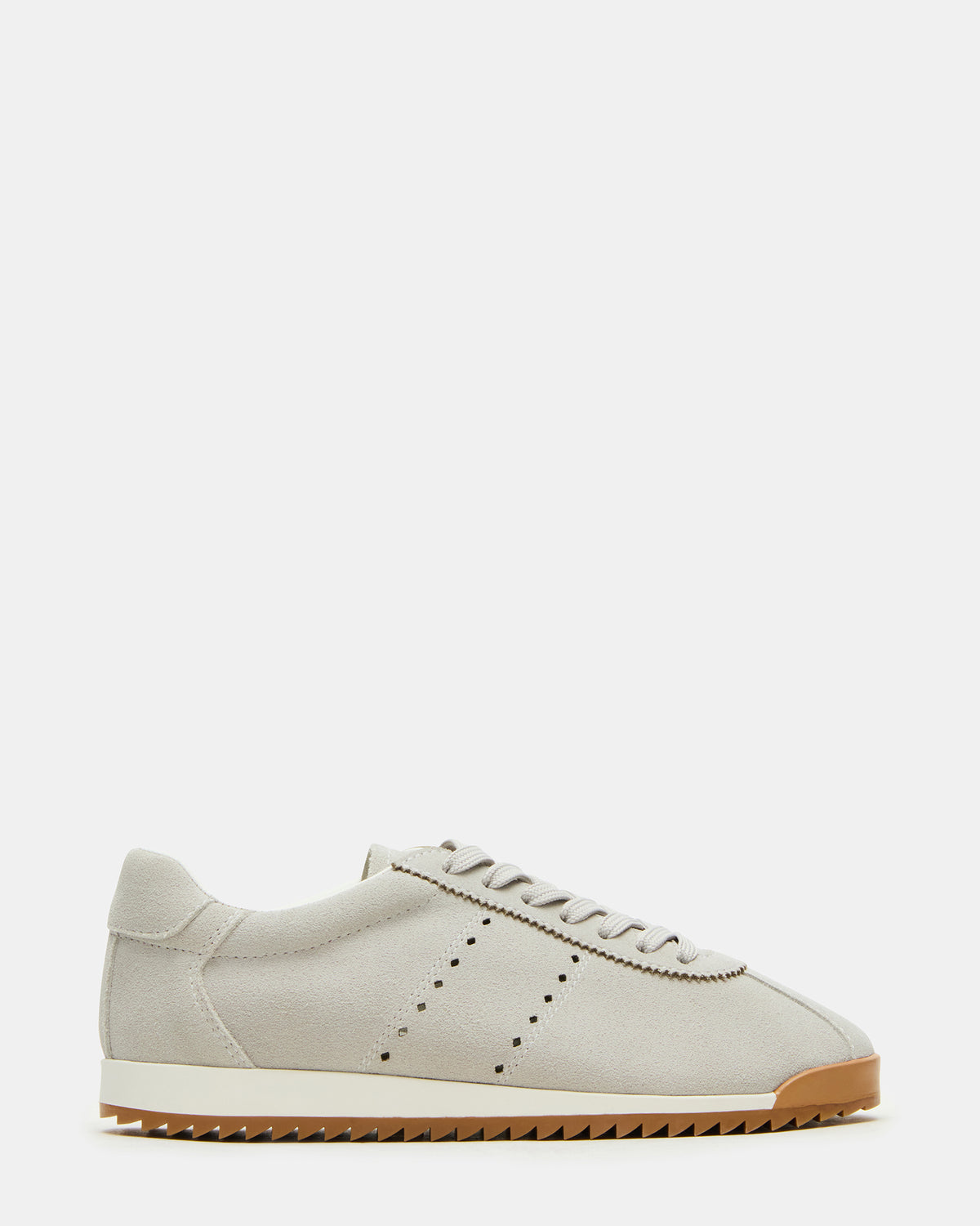 MIRAGE Grey Suede Low-Top Sneaker | Women's Sneakers