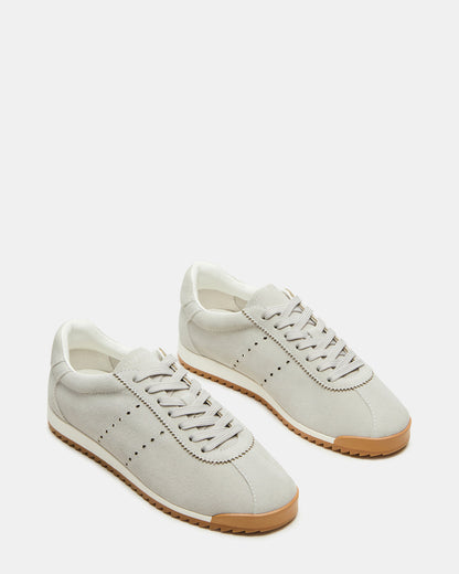 MIRAGE Grey Suede Low-Top Sneaker | Women's Sneakers