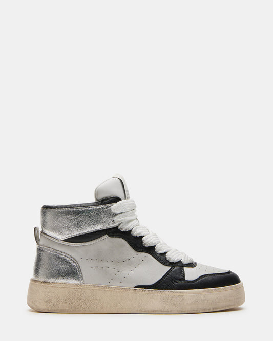 ENDLESS Black White High-Top Lace-Up Sneaker | Women's Sneakers