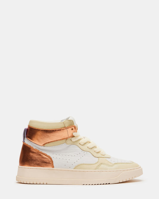 MARKED Yellow Multi High-Top Lace-Up Sneaker | Women's Sneakers
