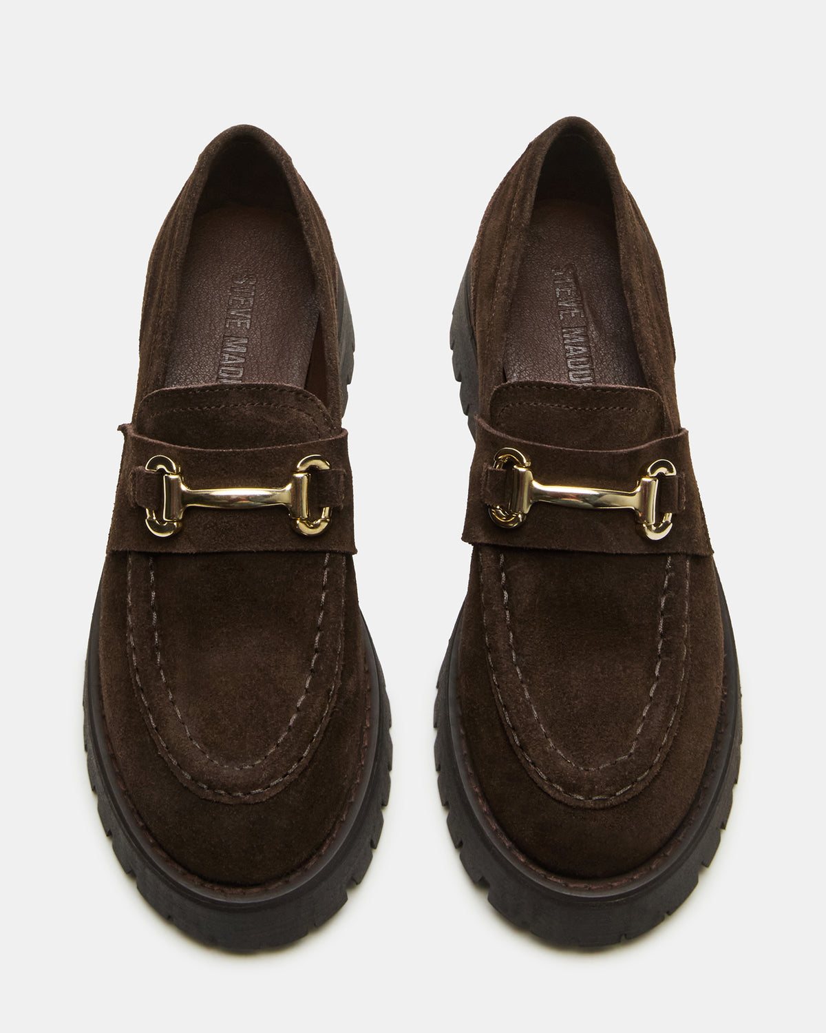LANDO Brown Suede Lug Women's Loafer