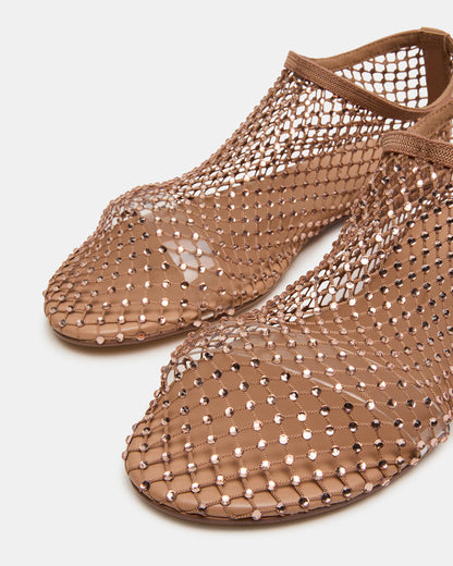 MINO Blush Rhinestones Women's Flat
