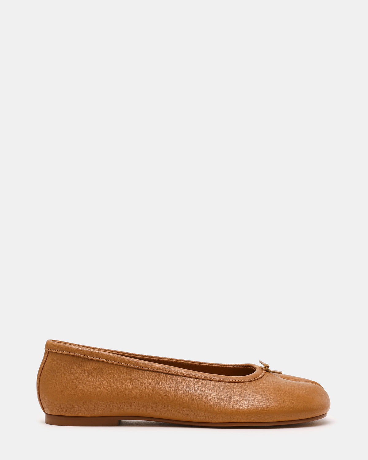 CALICO Tan Leather Split Toe Tabi Women's Ballet Flat