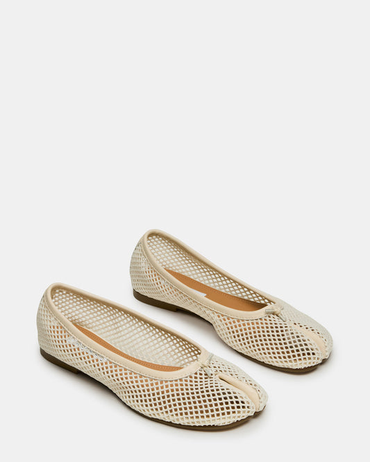 CALICO Bone Mesh Split Toe Tabi Women's Ballet Flat