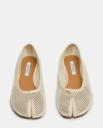 CALICO Bone Mesh Split Toe Tabi Women's Ballet Flat