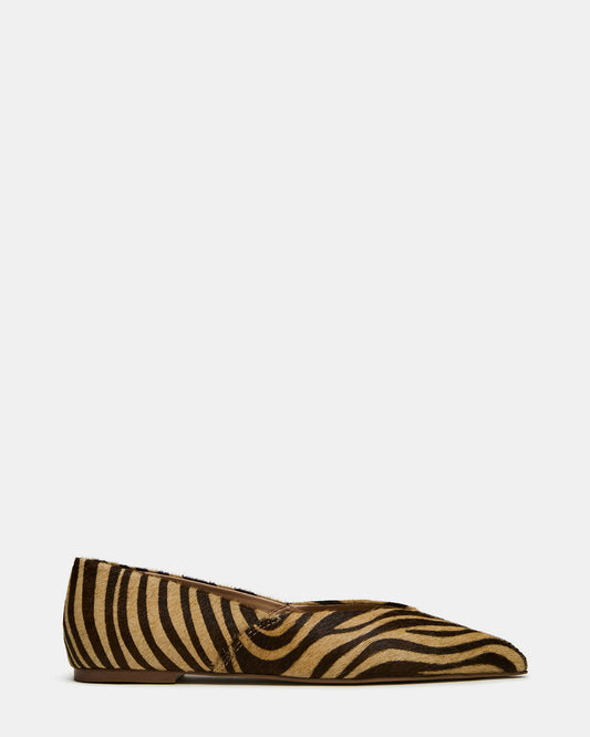 TOVI Tiger Pointed-Toe Ballet Women's Flat