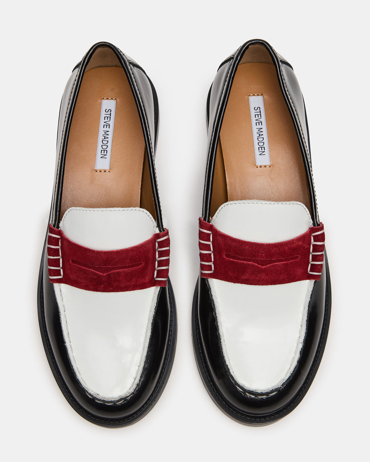 MADISON Black/Red Women's Penny Loafer