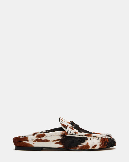 RAFE Brown Multi Slip-On Mule Women's Flat