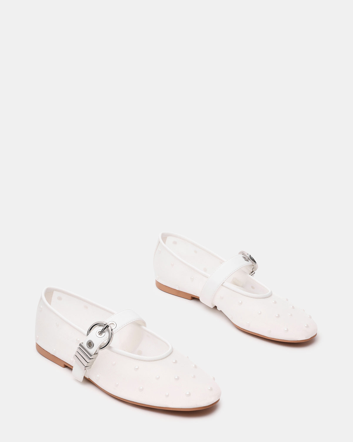LUCIA Pearl Mesh Mary Jane Ballet Women's Flat