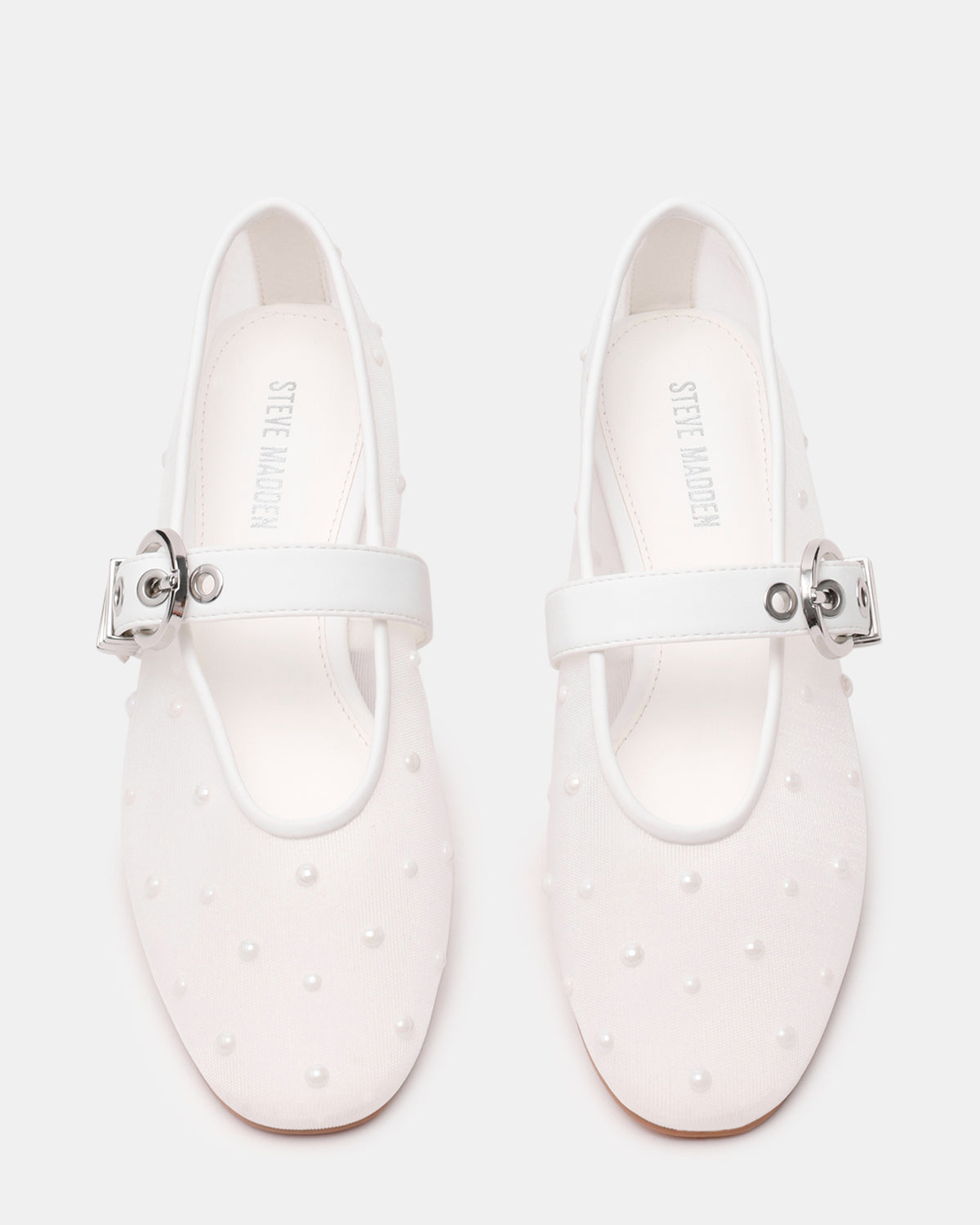 LUCIA Pearl Mesh Mary Jane Ballet Women's Flat