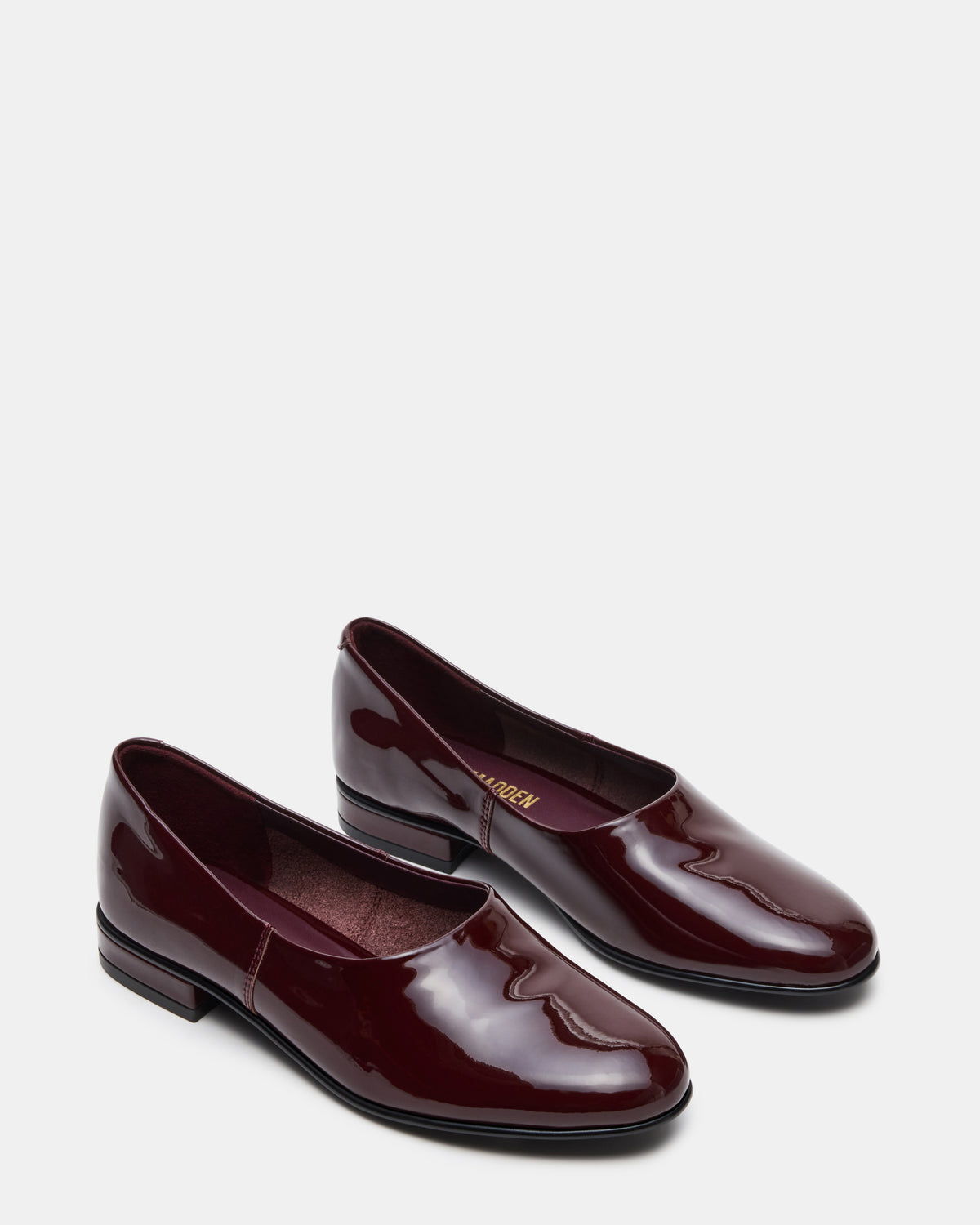 RANDALL Burgundy Patent Ballet Women's Flat