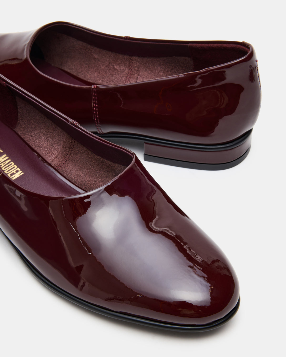RANDALL Burgundy Patent Ballet Women's Flat