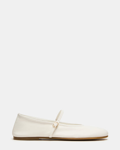 BESETTE Bone Leather Mary Jane Ballet Women's Flat